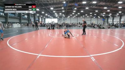 76 lbs Round 5 (4pm Saturday) - Quentin Neal, PA USA vs Jayden Kai Villamil, Cali Red