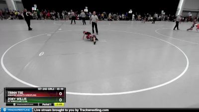 45-49 lbs Semifinal - Trinh Tse, Greater Heights Wrestling vs Zoey Willis, DC Wrestling Club