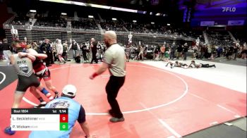 116 lbs Rr Rnd 1 - Logan Becklehimer, Widefield WC vs Parker Wickam, Bear Cave WC