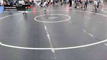 98 lbs Champ. Round 2 - Dayton Perez, SBL Warriors vs Layf Skadberg, Las Animas