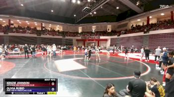 94 lbs Round 1 - Kenzie Johnson, Keystone Kids Wrestling Club vs Olivia Rubio, Enid Youth Wrestling Club