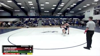 184 lbs Champ. Round 2 - Nathan Kovalcik, Messiah vs George Rhodes, Drexel (Unattached)