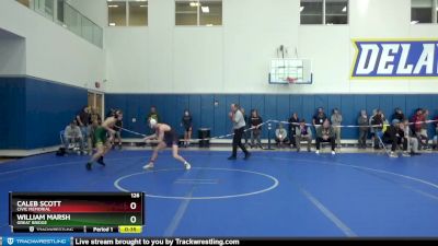 126 lbs Cons. Round 1 - William Marsh, Great Bridge vs CALEB SCOTT, Civic Memorial