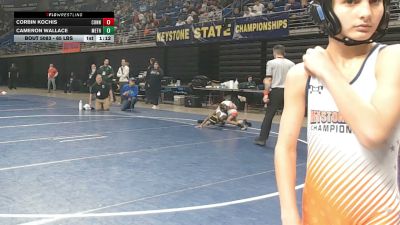 65 lbs Round Of 32 - Corbin Kochis, Connellsville vs Cameron Wallace, Methacton
