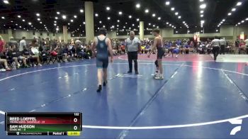 132 lbs Round 1 (4 Team) - Reed Loeffel, Young Guns- Nashville vs Sam Hudson, Stars WC