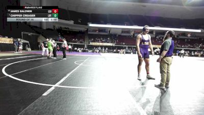 235 lbs Round Of 16 - James Baldwin, Louisiana State vs Chipper Creager, Life
