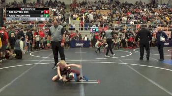 40 lbs Champ. Round 1 - Ace Guyton SW4, Northwestern Youth vs Kage Tallent NW2, Genoa