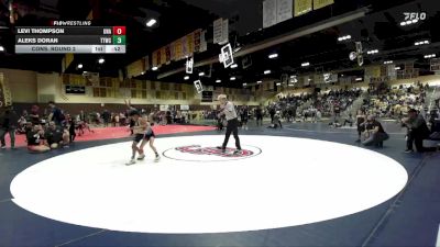 67 lbs Cons. Round 2 - Aleks Doran, Team Temecula Wrestling Club vs Levi Thompson, Unattached
