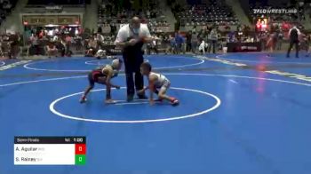 60 lbs Semifinal - Antonio Aguilar, Red Wave Wrestling vs Skyler Rainey, Sly Fox Wrestling Academy