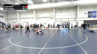 106 lbs Champ. Round 2 - Chase Weight, Sanderson Wrestling Academy vs Trevyn Upwall, Champions Wrestling Club