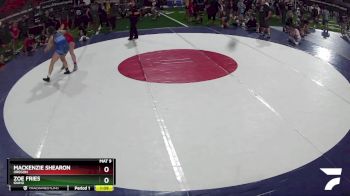 140 lbs Quarterfinal - Mackenzie Shearon, Oregon vs Zoe Fries, Idaho