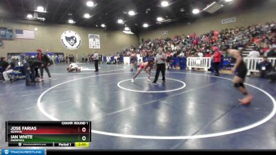 145 lbs Champ. Round 1 - Jose Farias, Kerman vs Ian White, Mariposa