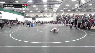 55 lbs Round 3 - Declan Metcalf, Purler Wrestling Academy vs Kruz Lathrum, The Best Wrestler