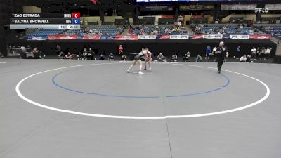 117 lbs Semifinal - Zao Estrada, Missouri Valley vs Salyna Shotwell, Life