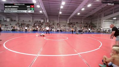 70 lbs Rr Rnd 1 - William Carroll, Iron Horse vs Jacob Wenrich, Keystone Krush