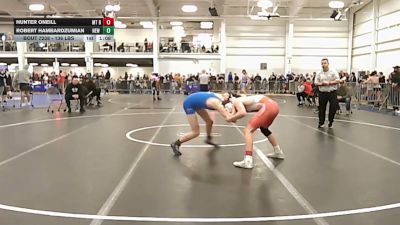 136 lbs Round Of 16 - Hunter ONeill, Mt Blue vs Robert Hambardzumian, New England Gold WC