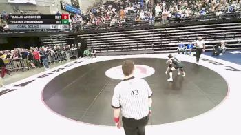 5A 106 lbs Cons. Round 1 - Isaiah Zimmerman, Hillcrest vs Dallin Anderson, Fremont