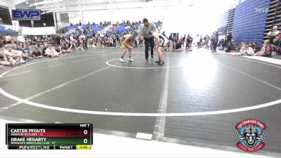 120 lbs Round 3 (4 Team) - Carter Pfouts, Missouri Outlaws vs Drake Hegarty, OpenMats Wrestling Club