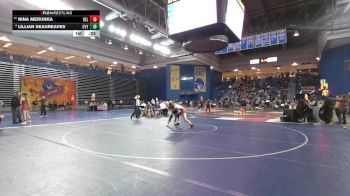 110 lbs Cons. Round 2 - Nina Merunka, Belvidere vs Lillian Seagreaves, Cumberland Valley