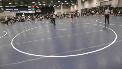 144 lbs Cons. Semis - Ian Avalos, Team Idaho Wrestling Club vs Michael Saba, Black Fox Wrestling Academy