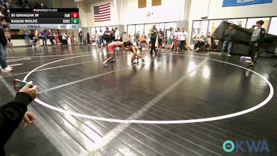 84 lbs Final - Bj Gahagan Jr, Raw Wrestling Club vs Kason Wolfe, Keystone Kids Wrestling Club