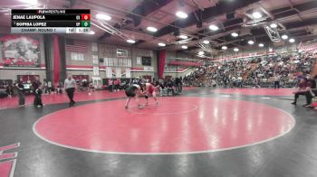 170 lbs Champ. Round 1 - Jenae Laupola, Oxnard vs Sophia Lopez, Upland