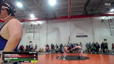120 lbs Cons. Round 4 - Camden Duvall, Southport Wrestling Club vs Brayden Head, Westfield