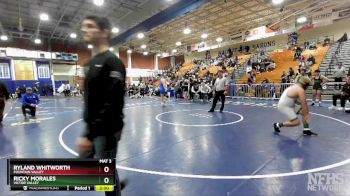 215 lbs Quarterfinal - Ryland Whitworth, Fountain Valley vs Ricky Morales, Victor Valley