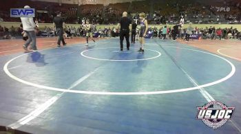 92 lbs Consi Of 8 #1 - Luke Rogers, West Texas Grapplers vs Cael Leslie, Open Mats