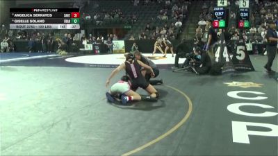 100 lbs Consi Of 8 #2 - Angelica Serratos, Santa Ana (SS) vs Giselle Solano, Franklin (Elk Grove) (SJ)