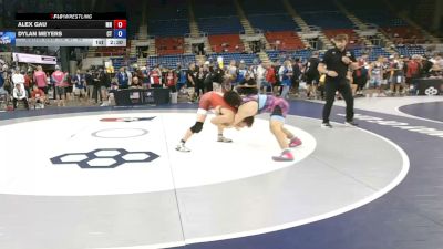 132 lbs Cons. Sub-rd Of 32 - Alex Gau, Minnesota vs Dylan Meyers, Connecticut