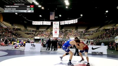 Junior Boys - 157 lbs Cons. Round 2 - Jose Gutierrez, Livingston High School Wrestling vs Raleigh Case, Maria Carrillo High School Wrestling