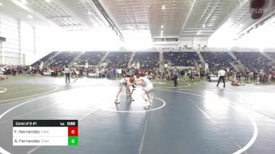 132 lbs Consi Of 8 #1 - Fabriccio Hernandez, Thorobred vs Anthony Fernandez, Team Jukes