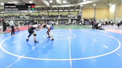 215 lbs Quarterfinal - Trey Parker, Brookfield/Shepaug vs Michael Diorio, Ponaganset