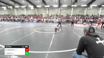 40 lbs 5th Place - Wes Rackham, Badlands WC vs Janiyah Garcia, Aztec