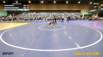 61 lbs Consi Of 8 #1 - Jacob Medina, Red Star Wrestling Academy vs Jackson Escarcega, MANU WC