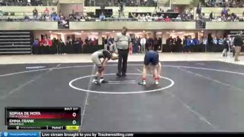 120 lbs Cons. Round 2 - Emma Frank, Greenfield vs Sophia De Moya, Pius XI Catholic