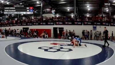 79 kg Cons. Round 1 - Lance Urbas, Pennsylvania RTC vs Burk Blasius, Jackrabbit Wrestling Club