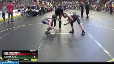 100 lbs Cons. Round 3 - Eric Armstrong, Dearborn Heights WC vs Keegan Koyl, Barry County Badgers