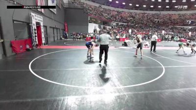 125 lbs Quarterfinal - Colt Hoffman, Laona/Wabeno Rebels vs Roman Spangler, GET Blue Demons