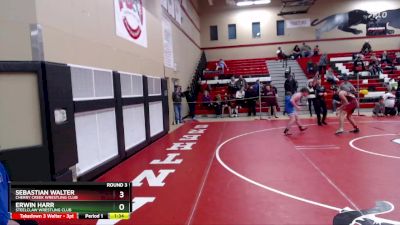 138 lbs Round 3 - Sebastian Walter, Cherry Creek Wrestling Club vs Erwin Harr, Steelclaw Wrestling Club