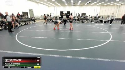 235 lbs Round 5 (6 Team) - Peyton Kueltzo, Minooka vs Natalie Quiroz, Joliet Township
