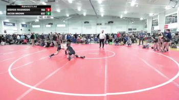 140 lbs Quarterfinal - Joshua Wasnieski, Pheonix Wrestling Red-MS vs Jacob Brown, Northern Elite-MS