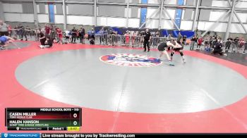 110 lbs Cons. Round 2 - Halen Hanson, Scrap Yard Garage Wrestling vs Casen Miller, Toro World Club