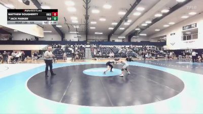 125 lbs Quarterfinal - Matthew Dougherty, Onondaga CC vs Jack Parker, Franklin And Marshall