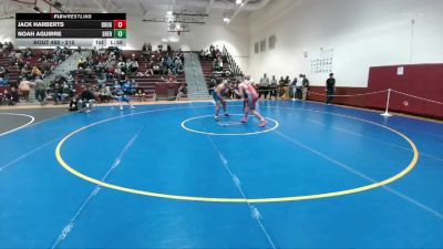 215 lbs Quarterfinal - Jack Harberts, Douglas vs Noah Aguirre, Sheridan