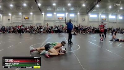 150 lbs Round 3 (4 Team) - Ayden Koeger, Phoenix WC 1 vs Kai Cosa, Youngstown Elite