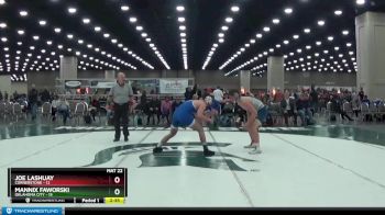 174 lbs Placement (4 Team) - Joe Lashuay, Cornerstone vs Mannix Faworski, Oklahoma City