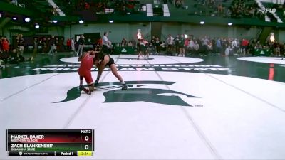 133 lbs 5th Place Match - Zach Blankenship, Oklahoma State vs Markel Baker, Northern Illinois