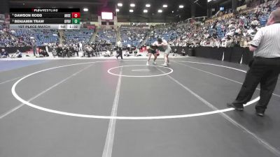 285 lbs 1st Place Match - Dawson Rodd, Andover Central vs Benjamin Traw, Overland Park - Blue Valley Southwest HS